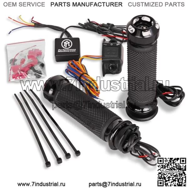 Ручки с подогревом Performance Machine Apex для Harley
