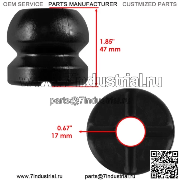2 передних амортизатора для Polaris Sportsman X2 500 2006 2007-2009, ID 17,8 мм (для: Polaris Sportsman 570) - Image 2