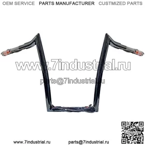 ПРЕДВАРИТЕЛЬНО ПРОВОДНЫЕ 16-ДЮЙМОВЫЕ МОДЕЛИ BLACK MEATHOOK APE ДЛЯ НОВЫХ МОДЕЛЕЙ SPORTSTER И SOFTAIL 2011 ГОДА