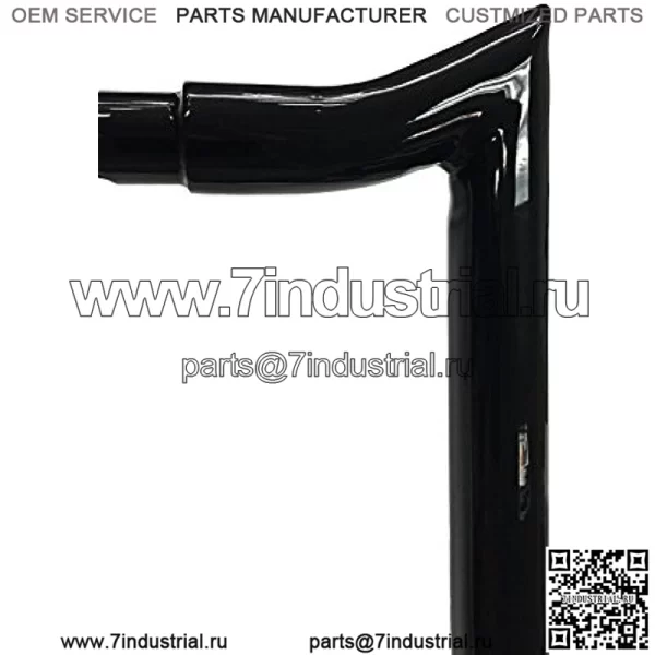 Руль Meathook Bagger Ape, 1 1/4 дюйма, высота подъема 14 дюймов, глянцевый черный, совместимость с Electra Glide (FLH), Electra Glide Classic (FLHTC) и Street Glide (FLHX) 1996-2020 гг. - Image 5