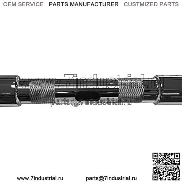 Руль Meathook Bagger Ape, 1 1/4 дюйма, высота подъема 14 дюймов, хромированный - Image 3