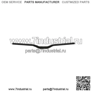Renthal Fatbar Alloy 800 x 20 мм, высота, черный D35