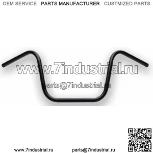 Черные Satin Black с ямочками на руле с подвеской Rise Ape 12 дюймов Harley Sportster Dyna (Для: Harley-Davidson)