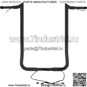 Yaffe Wired 16" Black Monkey Bagger Ape Вешалки для руля Harley Touring B (Для: Harley-Davidson)