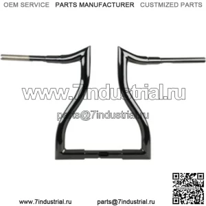 LA Choppers 1-1/2 дюйма, 14 дюймов, черный руль Hammerhead Harley Road Glide King 15-20 (Для: Harley-Davidson)