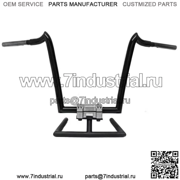 Рули KST Kustoms Satin Black 10 дюймов Renegade для Harley FLTR Softail Dyna (для: Harley-Davidson)