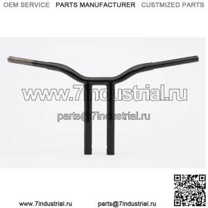 LA Choppers 1 1/4" Black Kage Fighter 10" Т-образные рули Прямые рули Harley FXD (Для: Harley-Davidson)