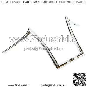 Руль Factory 47 Signature Ape Hanger 16 дюймов 1-1/4 дюйма, хромированный Harley FLTR 15-22 (для: Harley-Davidson)