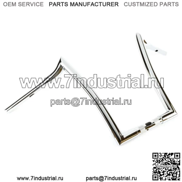Руль Factory 47 Signature Ape Hanger 16 дюймов 1-1/4 дюйма, хромированный Harley FLTR 15-22 (для: Harley-Davidson)