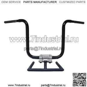 KST Kustoms Satin Black 14" Прямые рули руля Harley FLTR 1,25" (Для: Harley-Davidson)