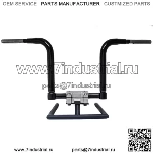 KST Kustoms Gloss Black 12-дюймовые рули Pioneer Harley Softail FL FX 1,25 дюйма 1 (Для: Harley-Davidson)