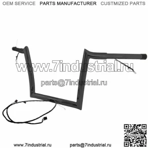 Yaffe Wired 10-дюймовые черные OEM подвески Monkey Ape на руль Harley Touring FLTR (Для: Harley-Davidson)