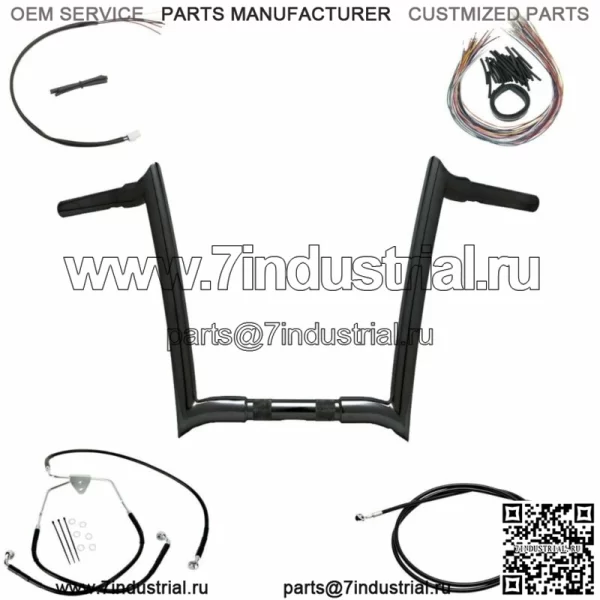 OEM пакет Yaffe Black 14" Monkey Bars 2008-2012 Harley Road King Glide CVO (для: Harley-Davidson)