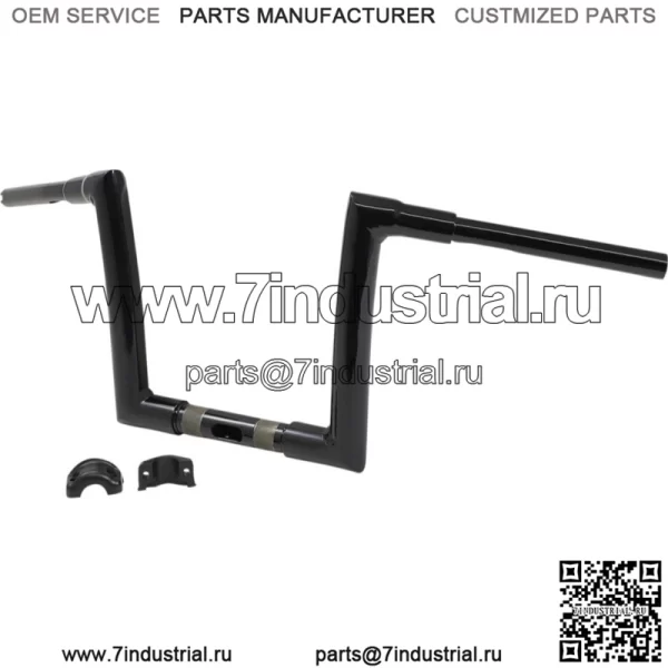 Руль Todd's Cycle 10 дюймов Apes Black 1-1/2 дюйма Harley Road Glide 15-21 (Для: Harley-Davidson)
