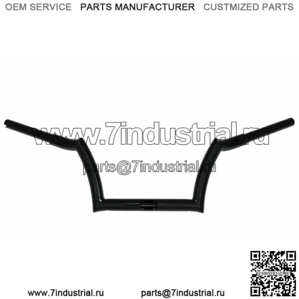 Paul Yaffe Originals OEM, черные 6-дюймовые рули Monkey Drag Bar Рули Harley (Для: Harley-Davidson)