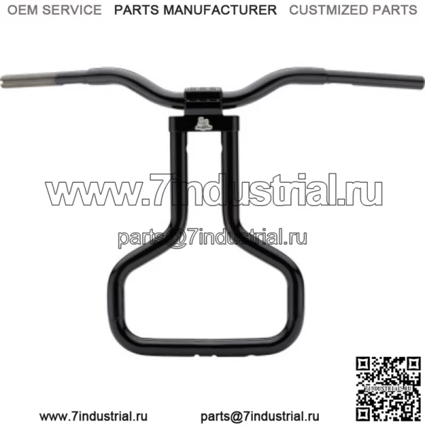LA Choppers 1 1/4 дюйма 18 дюймов Black Kage Fighter Руль с Т-образным стержнем Harley Road Glide 15+ (Для: Harley-Davidson)
