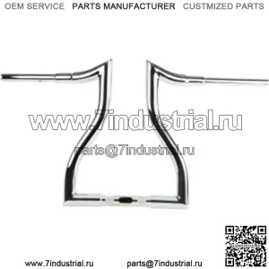 LA Choppers 1-1/2 дюйма 14 дюймов, хромированный руль Hammerhead Harley Road Glide King 15-20 (для: Harley-Davidson)