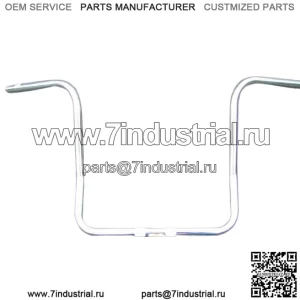 Хромированные 12-дюймовые рули Paul Yaffe Classic Ape Hanger Harley Touring Bagger 96-20 (Для: Harley-Davidson)