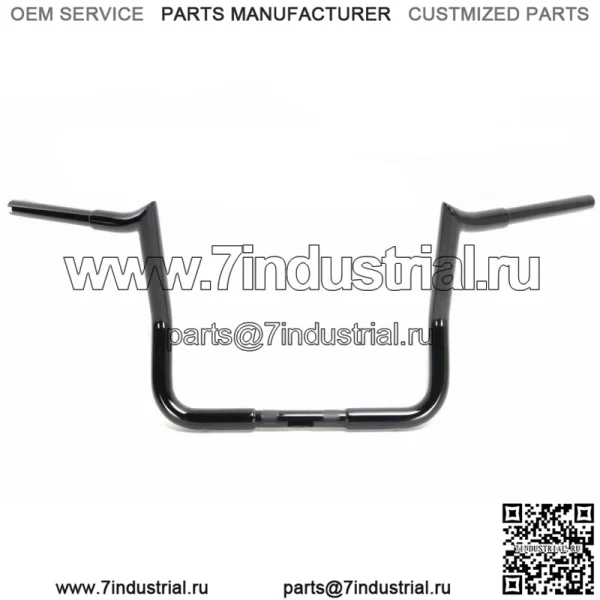 Черные 10-дюймовые рули Paul Yaffe Originals Monkey Bar Harley Touring Bagger (для: Harley-Davidson)