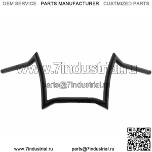 Черные 1-дюймовые дуги Crazy Z Bars Ape Hanger Handlebars Harley Chopper Bobber Custom XL Pan (Для: Harley-Davidson)
