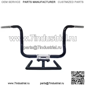 KST Kustoms Gloss Black 12-дюймовые рули Six Bend Kicker для Harley Touring FLH (Для: Harley-Davidson)
