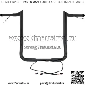 Yaffe Wired 12" Black Monkey Bagger Ape Вешалки для руля Harley Touring B (Для: Harley-Davidson)