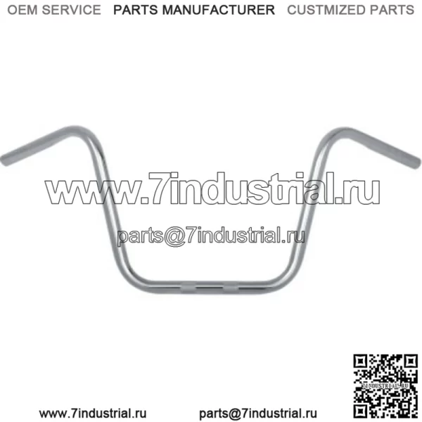 Хромированные рули Khrome Werks 12 дюймов, вешалка для обезьяны Harley Softail Springer FL FX (для: Harley-Davidson)