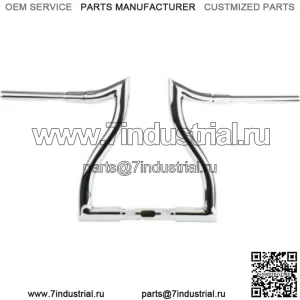 LA Choppers 1-1/2 дюйма, 12 дюймов, хромированный руль Hammerhead Harley Road Glide King 15-20 (для: Harley-Davidson)
