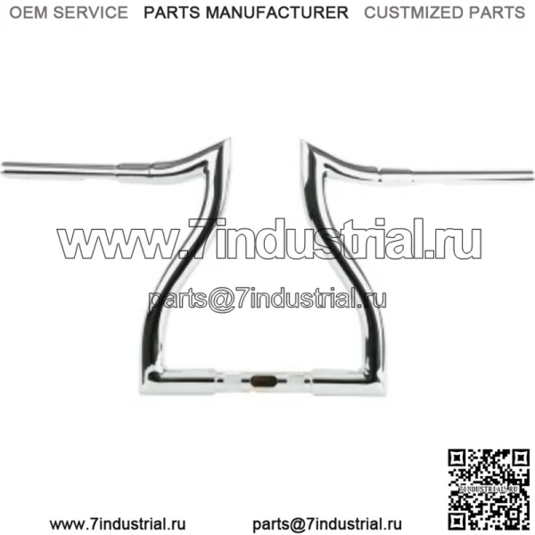LA Choppers 1-1/2 дюйма, 12 дюймов, хромированный руль Hammerhead Harley Road Glide King 15-20 (для: Harley-Davidson)