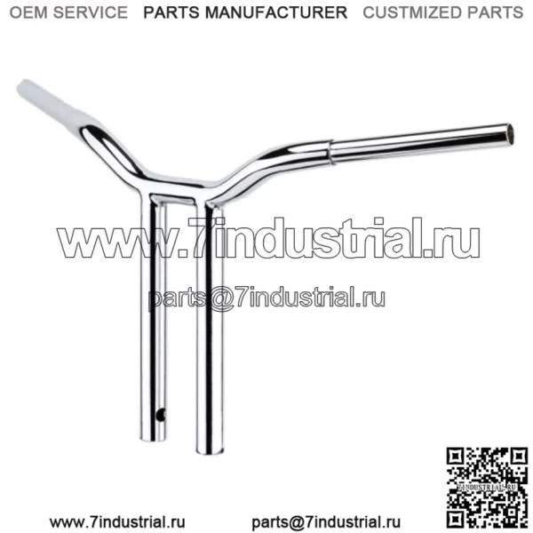 LA Choppers 1 1/4" Chrome Kage Fighter 16" Т-образные рули Прямые рули Harley FXD (Для: Harley-Davidson)