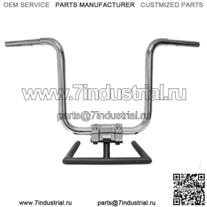 KST Kustoms Polished 12 Прямые рули руля Harley FLTR Softail 1.25 (Для: Harley-Davidson)