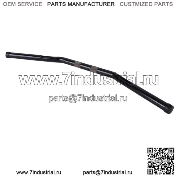 Черные рули мотоцикла диаметром 1 дюйм, 25?мм, для Harley Chopper Bobber (для: Harley-Davidson)