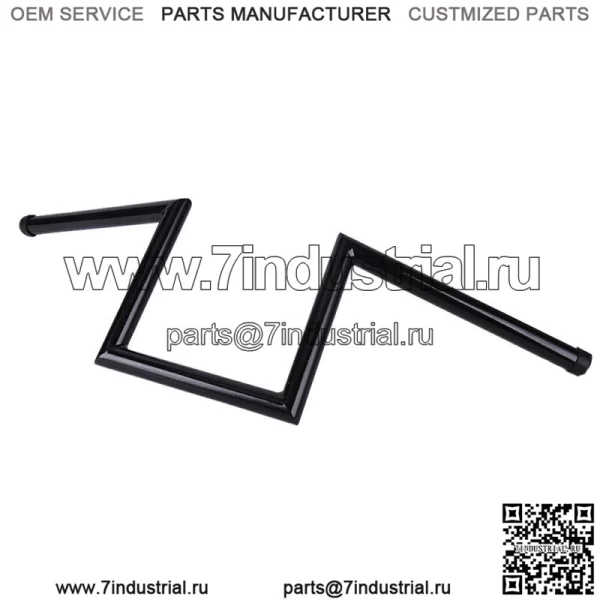 Руль Rise Drag Z-Bar 8 дюймов, руль 1 дюйм для Harley Sportster XL 883 1200 Softail Dyna (для Harley-Davidson)