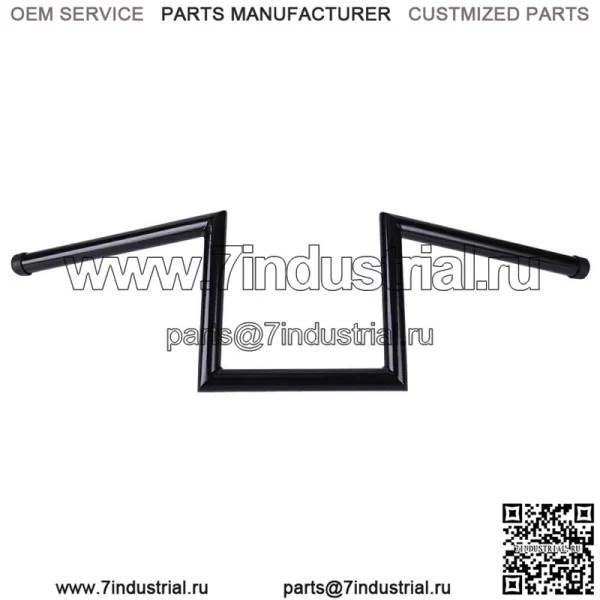 Руль мотоцикла 8 дюймов Rise Drag Z-Bar 1 дюйм для Harley Sportster Dyna Universal (для: Harley-Davidson)