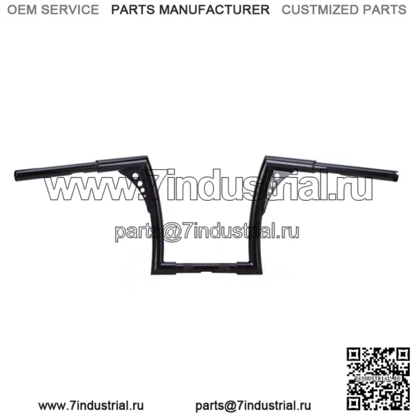 Черные 12-дюймовые вешалки с подъемом на руль для Harley FLST FXST Sportster XL (для: Harley-Davidson)