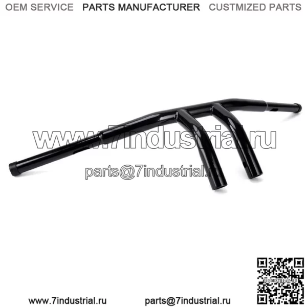 Руль Т-образной формы с высотой 8 дюймов, руль 1-1/4 дюйма для Harley Touring Sportster Dyna Softail (для: Harley-Davidson)