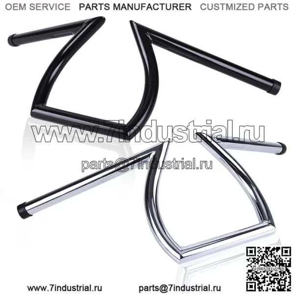 Руль для мотоцикла 1 "Z-bar Drag Bar для Harley Honda Yamaha Suzuki Kawasaki (для: Harley-Davidson)