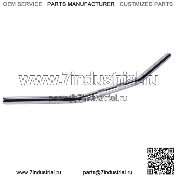 Хромированные рули мотоцикла 1 "25 мм для Harley Honda Suzuki Universal (Для: Harley-Davidson)