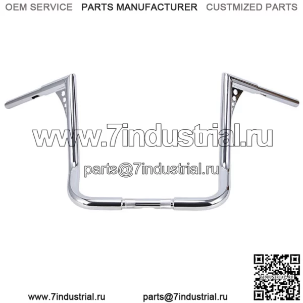 Хромированные 16-дюймовые подвесные рули для Harley Touring FLHT FLHTC 1982-2021 гг. (Для: Harley-Davidson)