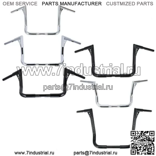 Руль с подъемной подвеской 12, 14, 16 дюймов для Harley Touring FLHT FLHTC 1982-21 гг.