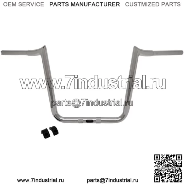 Хромированный руль Hefty Prime Ape 1 1/4 дюйма для Harley FLTRX 15-19 годов (для: Harley-Davidson)
