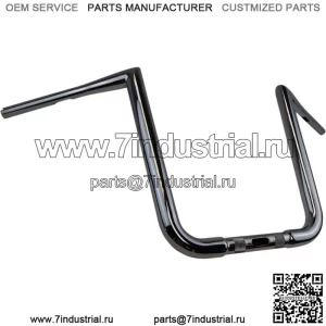 Хромированные 14-дюймовые рули Ape Hanger 15-20 Harley Road Glide FLTRX