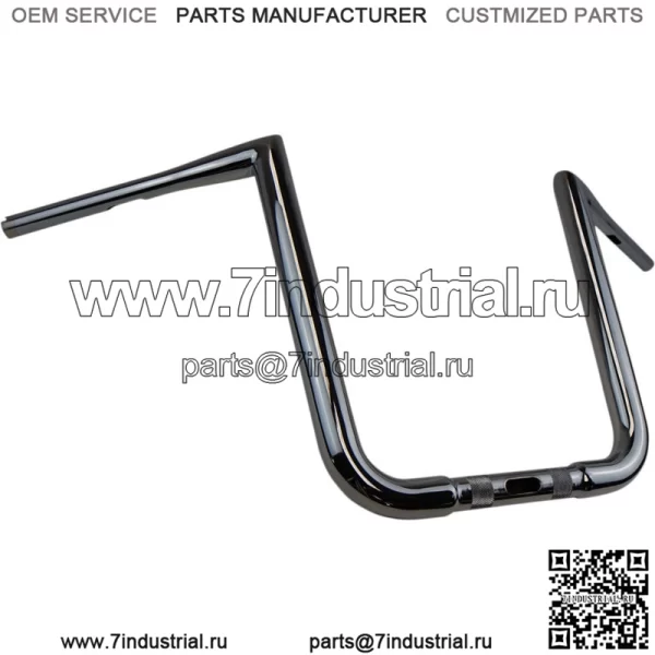 Хромированные 14-дюймовые рули Ape Hanger 15-20 Harley Road Glide FLTRX