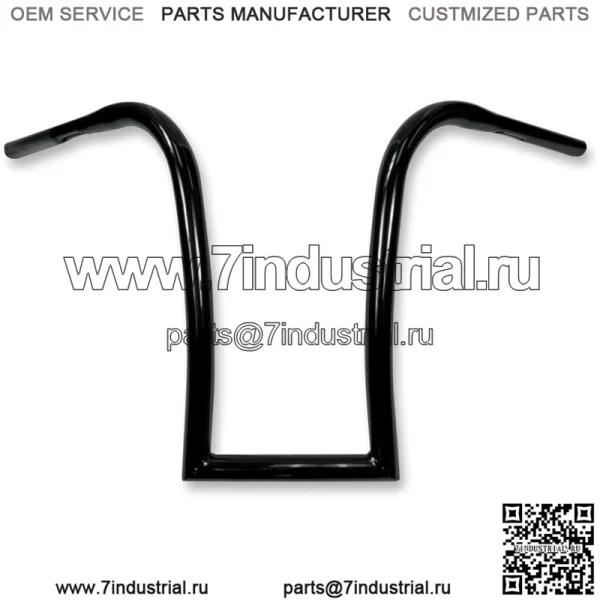 16-дюймовая вешалка для мотоцикла Harley толщиной 1-1/4 дюйма Ape Hanger