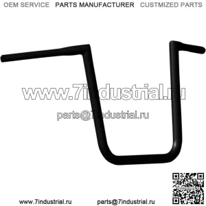Черный 12-дюймовый руль Ape Hanger для Harley Road Glide FLTRX 2015-22 гг.
