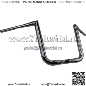 Хромированные 12-дюймовые рули Ape Hanger для Harley Road Glide FLTRX 2015-2022 гг.