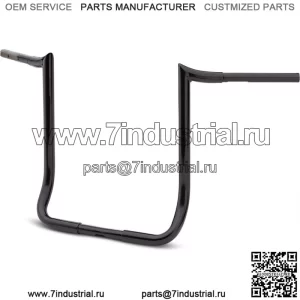 Черный 18-дюймовый руль Prime Ape для Harley Touring FLHT FLHTC 83-19