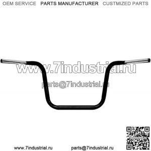 Плоский черный 14-дюймовый руль Hefty Prime Ape Harley FLTRXS 2015-2020 гг.