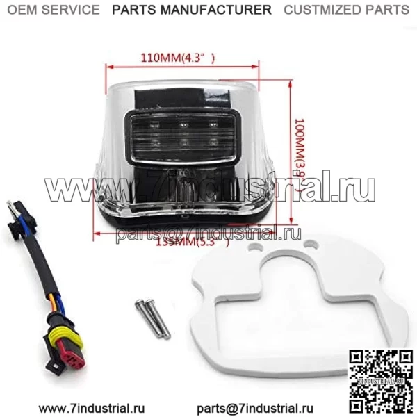 MT355-RL-CC КРАСНЫЕ ходовые огни заднего тормоза, совместимые с Harley Davidson Dyna Sportster 1999 года выпуска и позже, XL с прозрачными линзами - Image 4