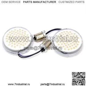 Задние светодиодные вставки Letric Lighting Co. Deluxe в виде пули для Harley